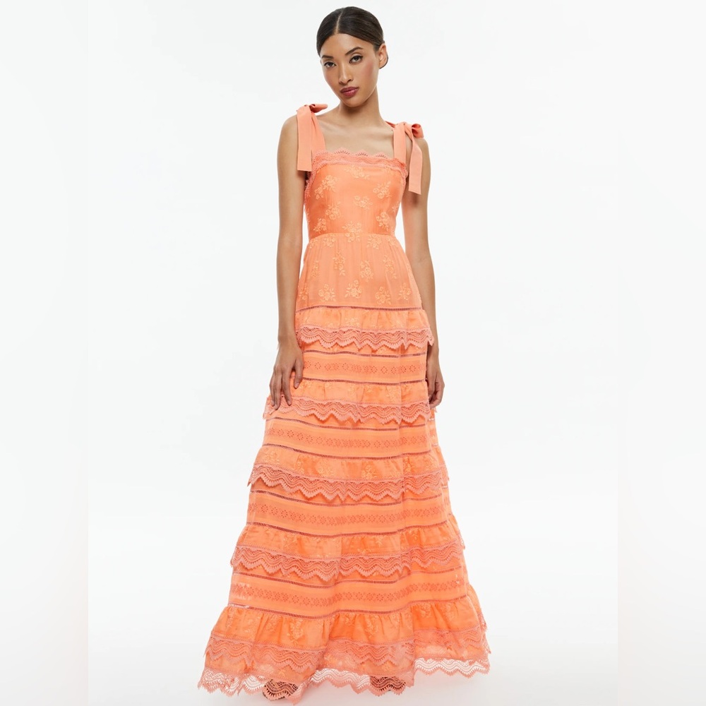 VEGA SLEEVELESS TIERED MAXI DRESS